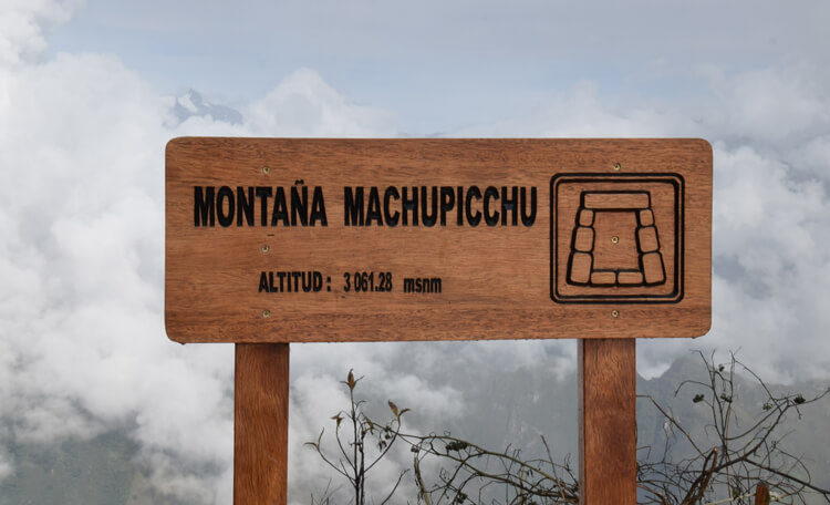 Altitude montagne machu Picchu