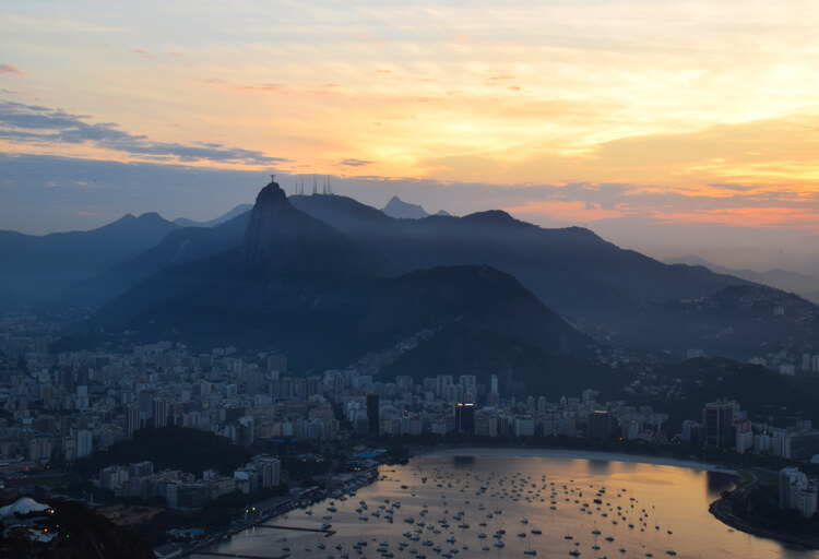 Rio de Janeiro coucher de soleil