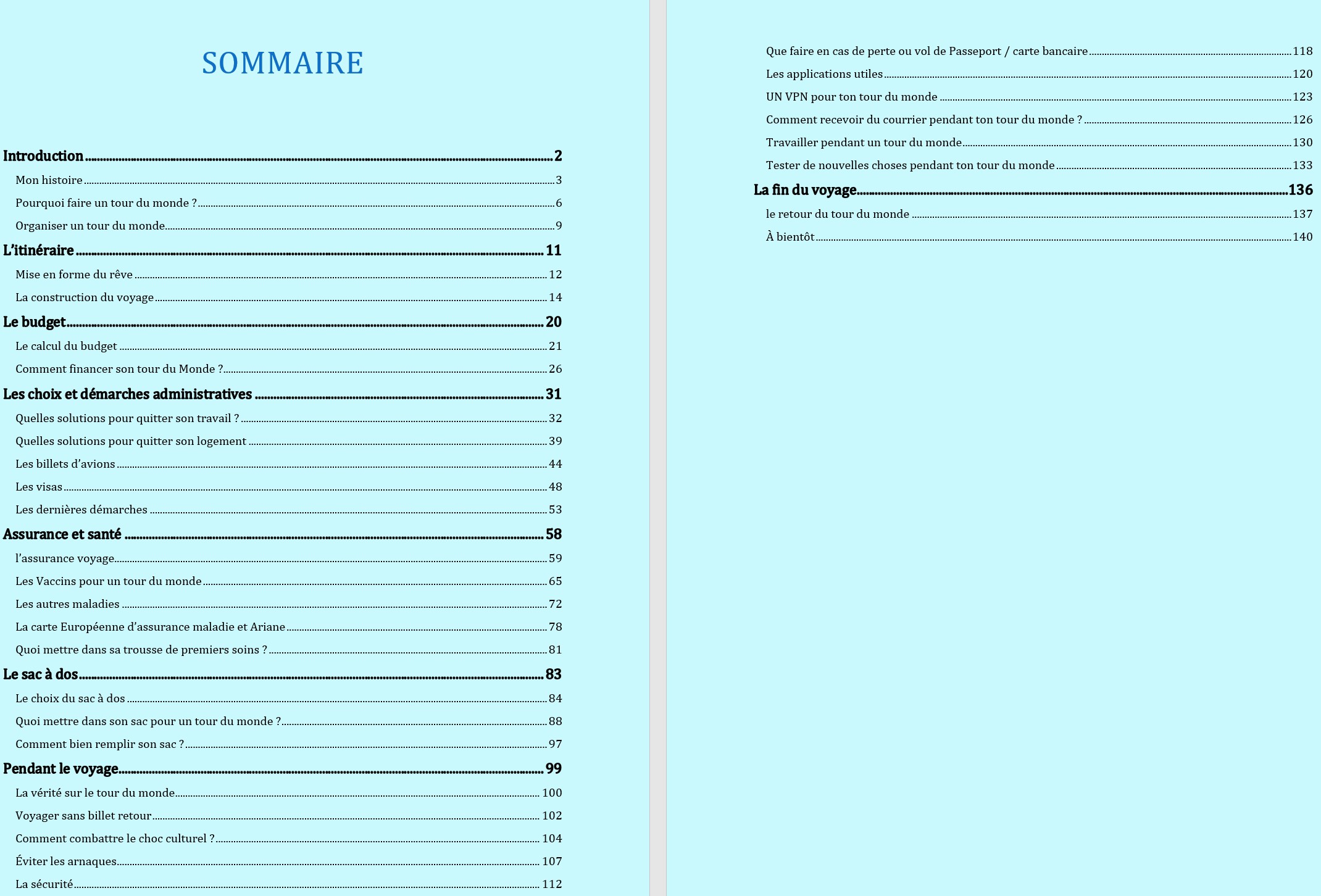 sommaire sommaire