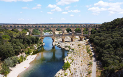 Visite du pont du Gard : à pied et en kayak