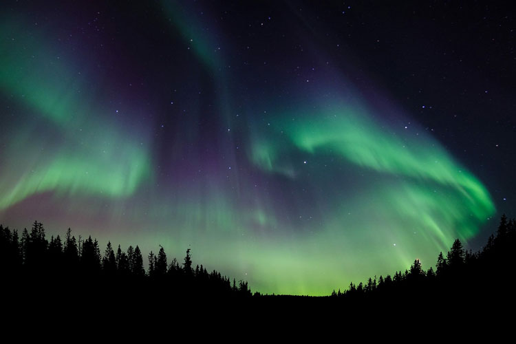 norvège aurore boréale janvier